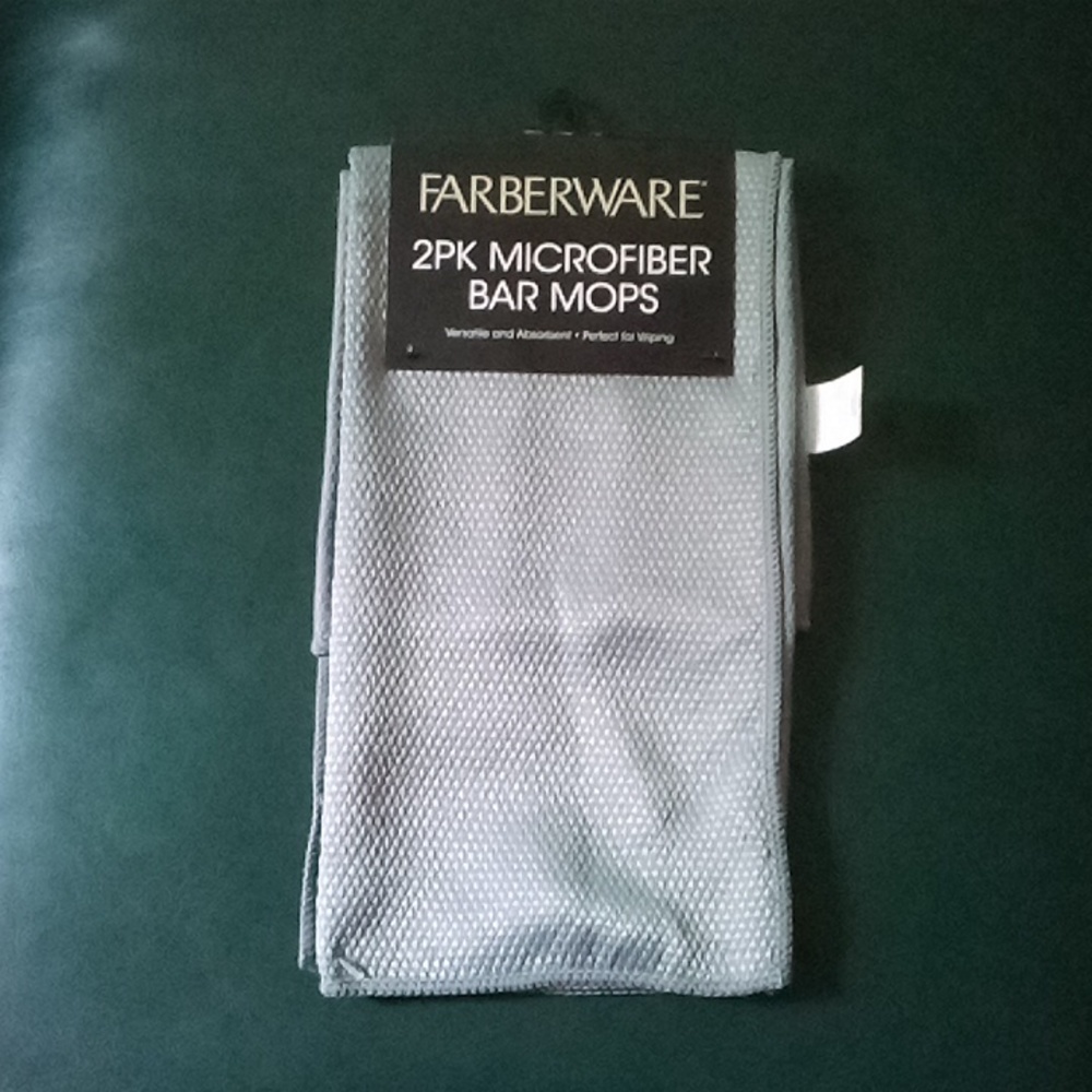 Farberware 2pk microfiber bar mops